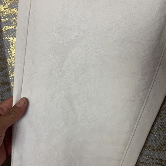 CLUB Monaco white floral print dress pants size 2 - Picture 7 of 14